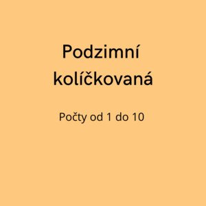Podzimní kolíčkovaná 1-10