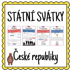 STÁTNÍ SVÁTKY přehled