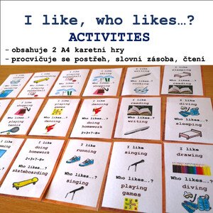 I like, who likes...? ACTIVITIES