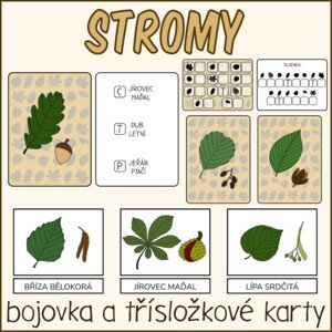 Stromy - Bojovka a třísložkové karty