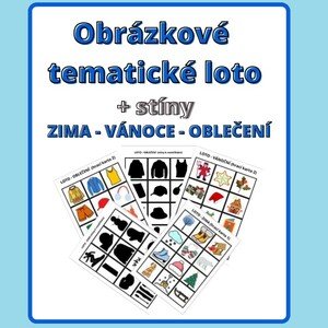 Obrázkové tematické LOTO - ZIMA
