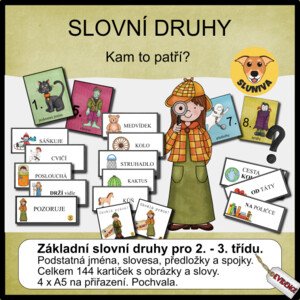Slovní druhy – KAM TO PATŘÍ? – Sluniva