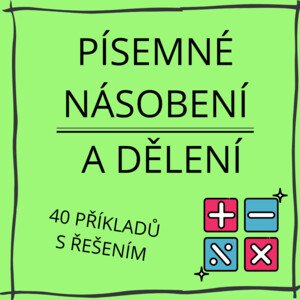 Přirozená čísla - násobení, dělení