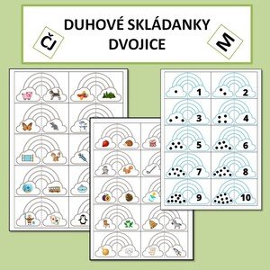 Duhové skládanky - ČJ, M