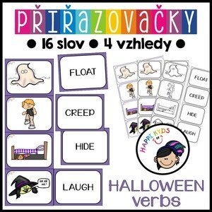 Přiřazovačky - HALLOWEEN verbs