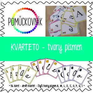 Kvarteto - tvary písmen