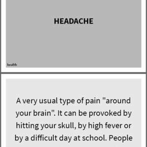 ENG - GUESS THE WORD / HEALTH (hádej slovo podle popisu)