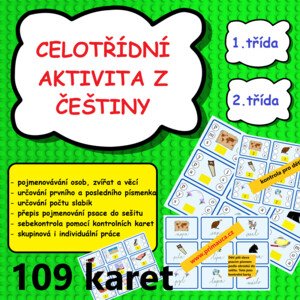 CELOTŘÍDNÍ AKTIVITA Z ČEŠTINY S MNOŽSTVÍM VARIANT POUŽITÍ