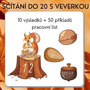 Sčítáme do 20 s veverkou