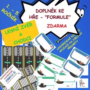 DOPLŇKOVÉ KARTY K CELOTŘÍDNÍ HŘE - FORMULE NA ZŠ