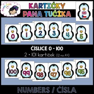 Kartičky pana Tučíka - NUMBERS/ČÍSLA