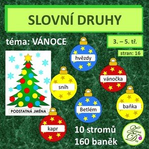 Slovní druhy - Vánoce