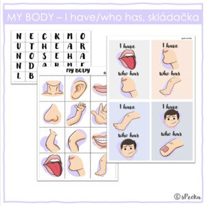 My body - I have/who has, skládačka