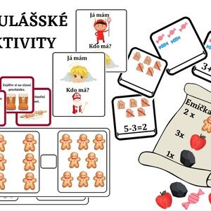 Mikulášské úkoly (Mikuláš, čert, anděl)