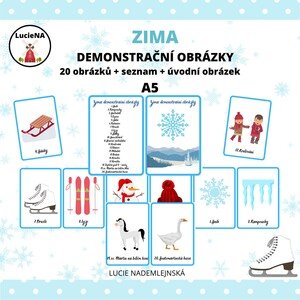 Zima - demonstrační obrázky
