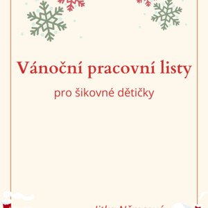 Vánoční pracovní listy