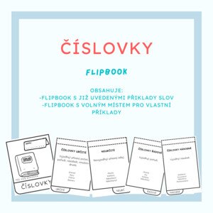 Číslovky - FLIPBOOK