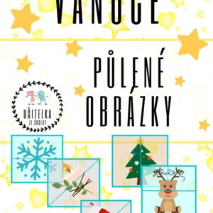 Vánoce - půlené obrázky