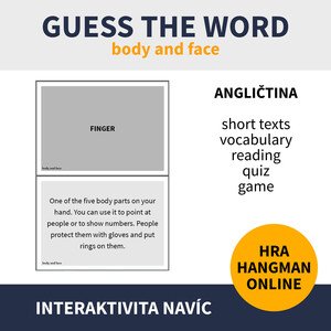 ENG - GUESS THE WORD / BODY AND FACE (hádej slovo podle popisu)