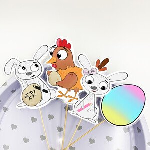 Loutky, omalovánky – Velikonoce 