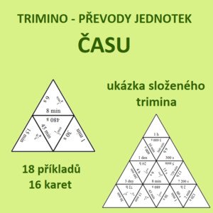 Trimino - převody jednotek času