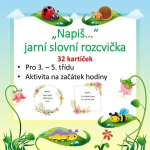 "Napiš..."- Jarní slovní rozcvička