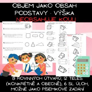 Objem jako obsah podstavy krát výška