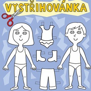 Vystřihovánka - panenka a panáček