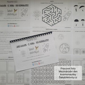 Pracovní listy/sada aktivit - MEZINÁRODNÍ DEN KOSMONAUTIKY