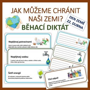 Jak můžeš chránit naši zemi? - BĚHACÍ DIKTÁT