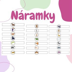 Náramky - zvířátka