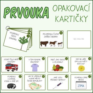 Prvouka - Opakovací kartičky