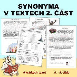 Práce s texty v mluvnici - synonyma