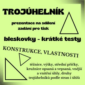Bleskovky - trojúhelník