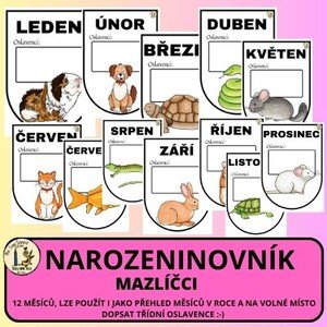 Narozeninovník - MAZLÍČCI