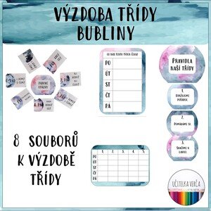 Výzdoba třídy - bubliny