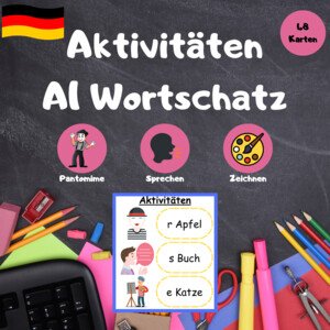 AKTIVITÄTEN - A1 WORTSCHATZ (48 KARTEN)