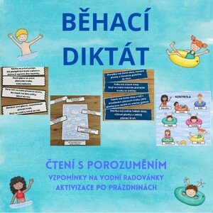 Běhací diktát, čtení s porozuměním, aktivizace po prázdninách