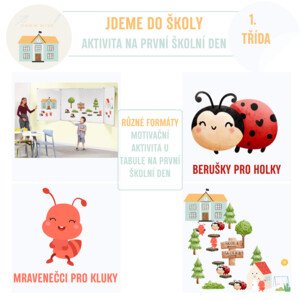 Jdeme do školy - aktivita na první školní den