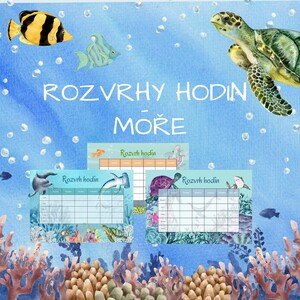 MOŘE rozvrhy hodin.