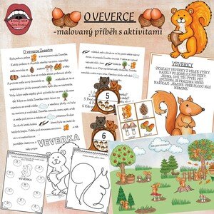 O VEVERCE: malovaný příběh s aktivitami