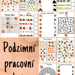 Podzimní pracovní listy