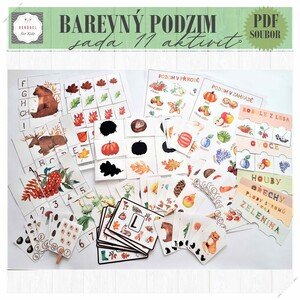 BAREVNÝ PODZIM - sada 11 aktivit