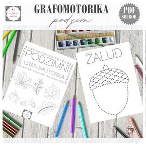 PRACOVNÍ LISTY PODZIMNÍ GRAFOMOTORIKA