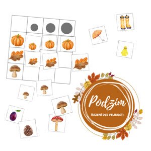 PODZIM - řazení dle velikosti