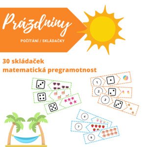 PRÁZDNINY - počítání (skládačky)