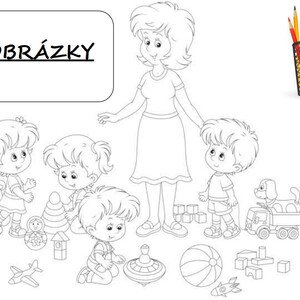 Značky - obrázky ČERNOBÍLÉ 
