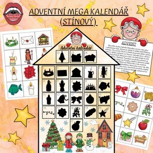 MEGA ADVENTNÍ KALENDÁŘ (STÍNOVÝ)