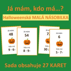 Já mám, kdo má…? – Halloweenská MALÁ NÁSOBILKA