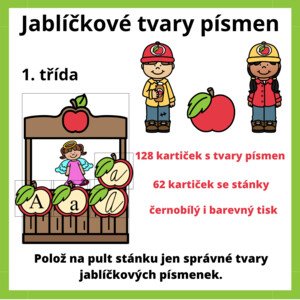 Jablíčkové tvary písmen